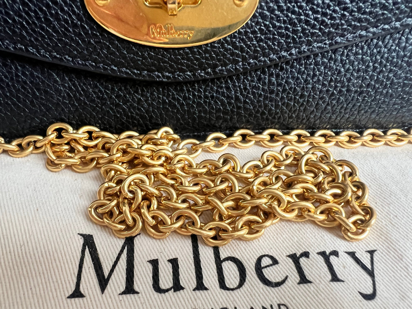 Mulberry Black Small Darley Cross Body Bag (RRP £650)