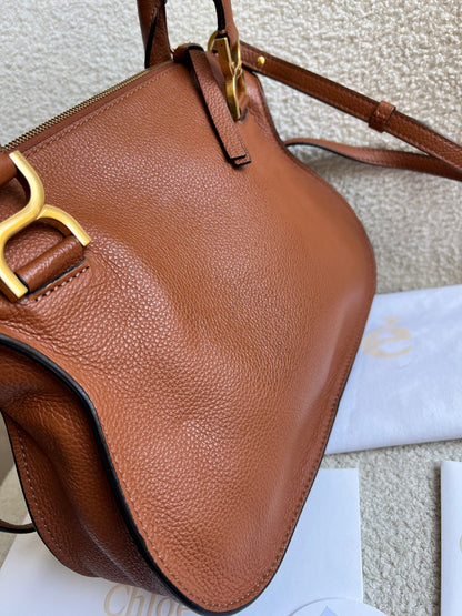 Chloe Tan Small Marcie Double Carry Bag (RRP £1690)