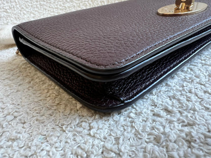 Mulberry Oxblood Bayswater Clutch (RRP £495)