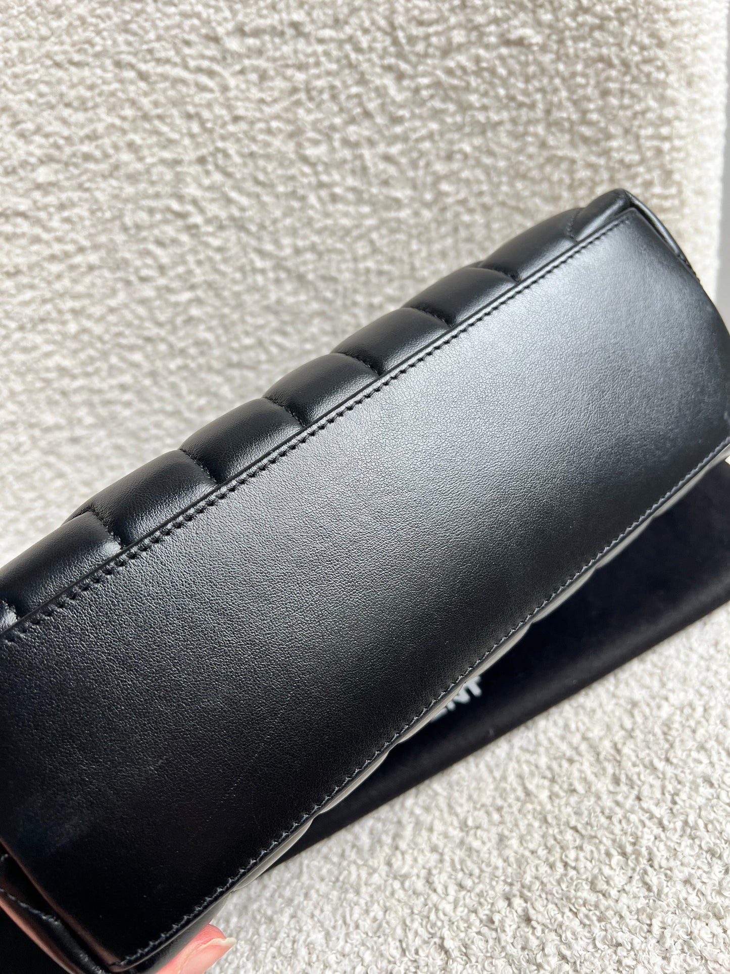 Yves Saint Laurent (YSL) Black on Black Small Lou Lou (RRP £1,940)