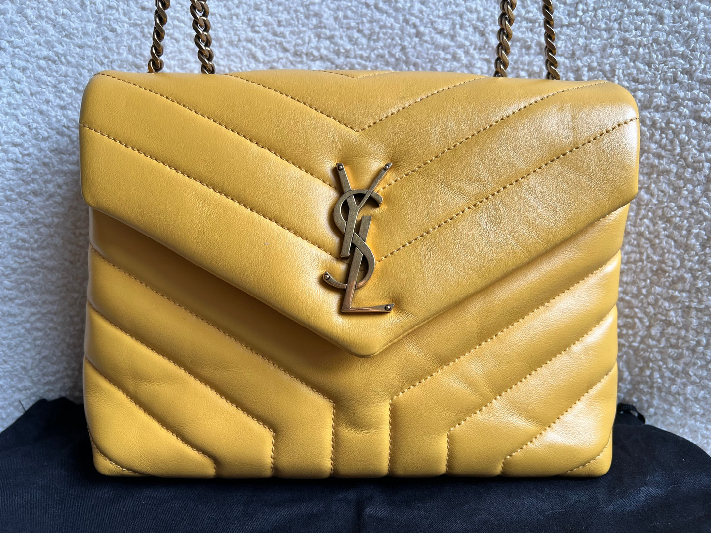 Yves Saint Laurent (YSL) Yellow Small Lou Lou (RRP £1,900)