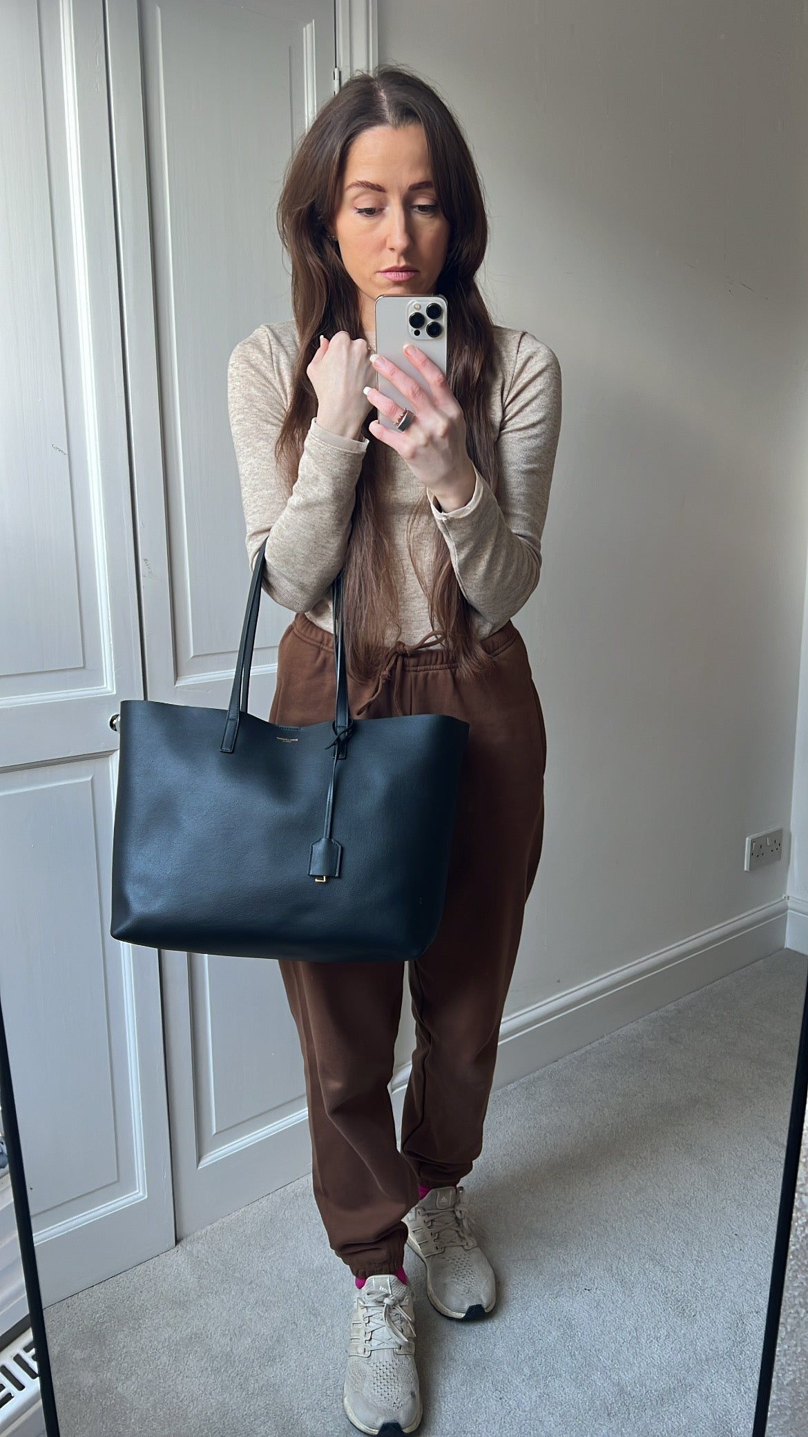Yves Saint Laurent (YSL) Black E/W Shopping Tote (RRP £1115)