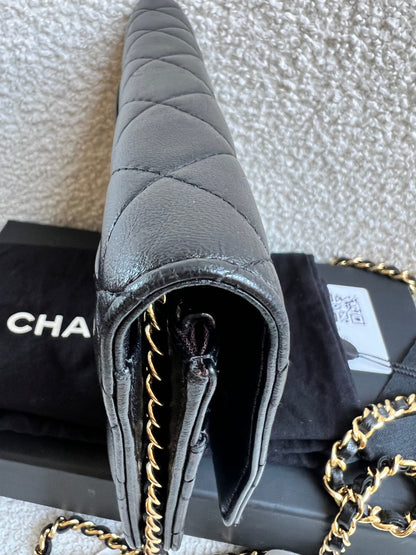 Chanel Wallet on Chain in Black Lambskin Gold Hardware (RRP £2,930)