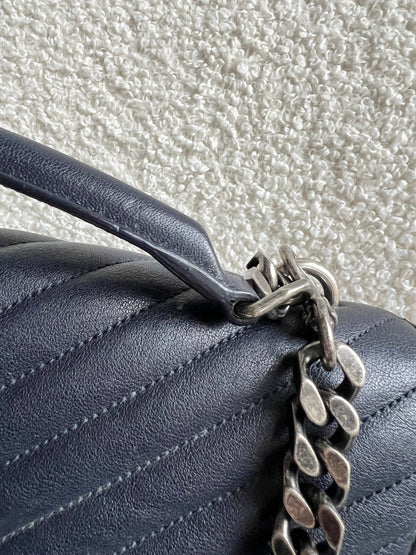 Yves Saint Laurent (YSL) Navy Large College (RRP £2,280)