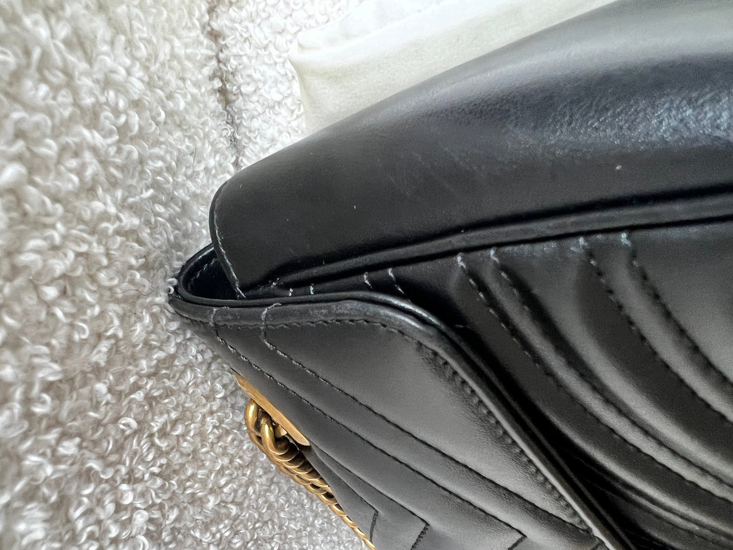 Gucci GG Black Marmont Small Shoulder Bag (RRP £2070)