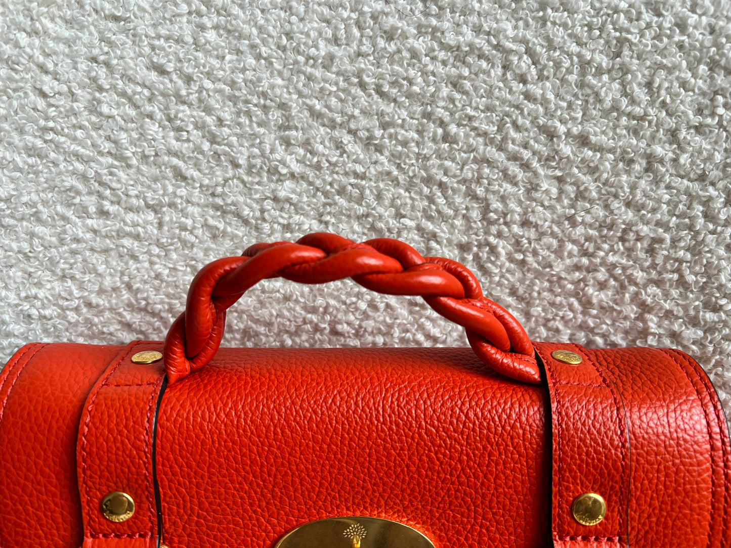 Mulberry Orange Mini Alexa (RRP £995)