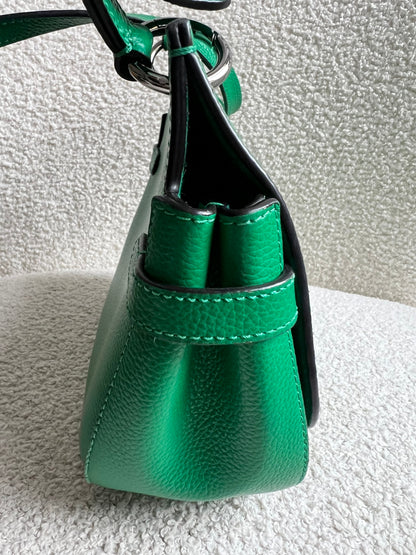 Mulberry Lawn Green Amberley Satchel (RRP £795)