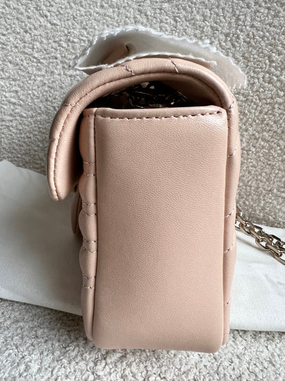 Gucci GG Pink Beige Marmont Mini Shoulder Bag (RRP £1,890)