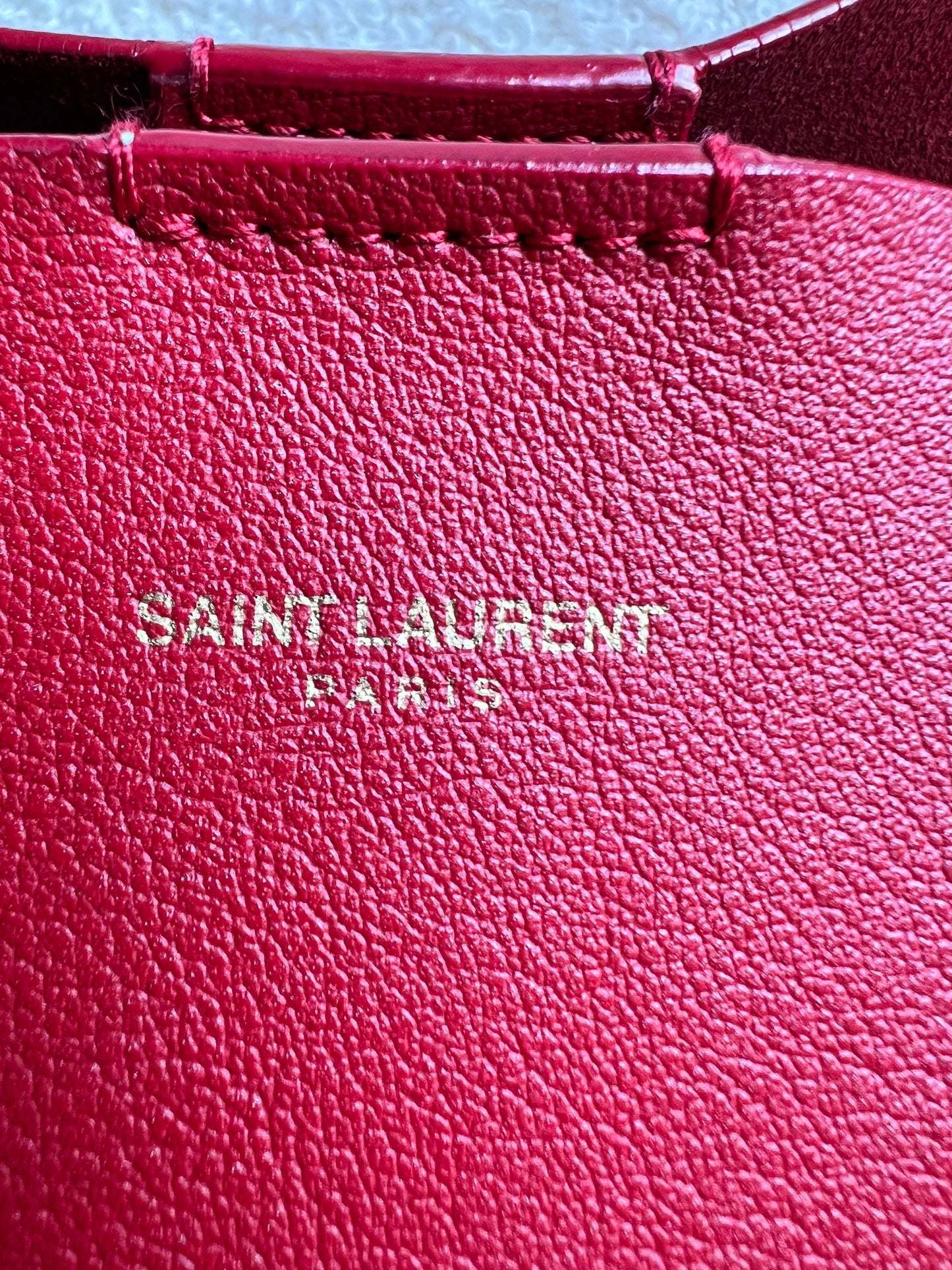 Yves Saint Laurent (YSL) Red E/W Shopping Tote (RRP £1115)