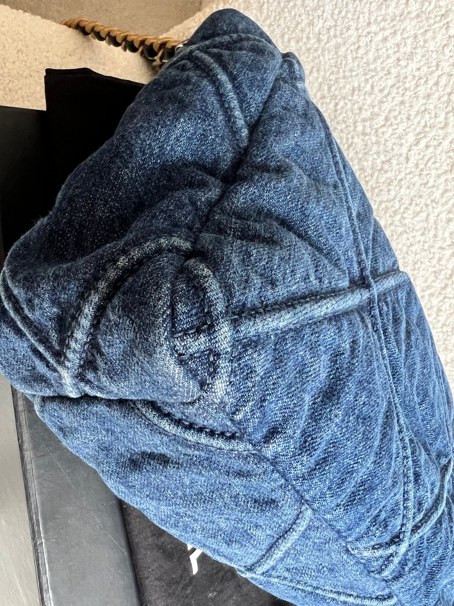 Chanel Small 19 in Blue Denim
