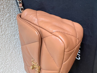 Chanel Small 19 in Caramel Lambskin (RRP £5,590)