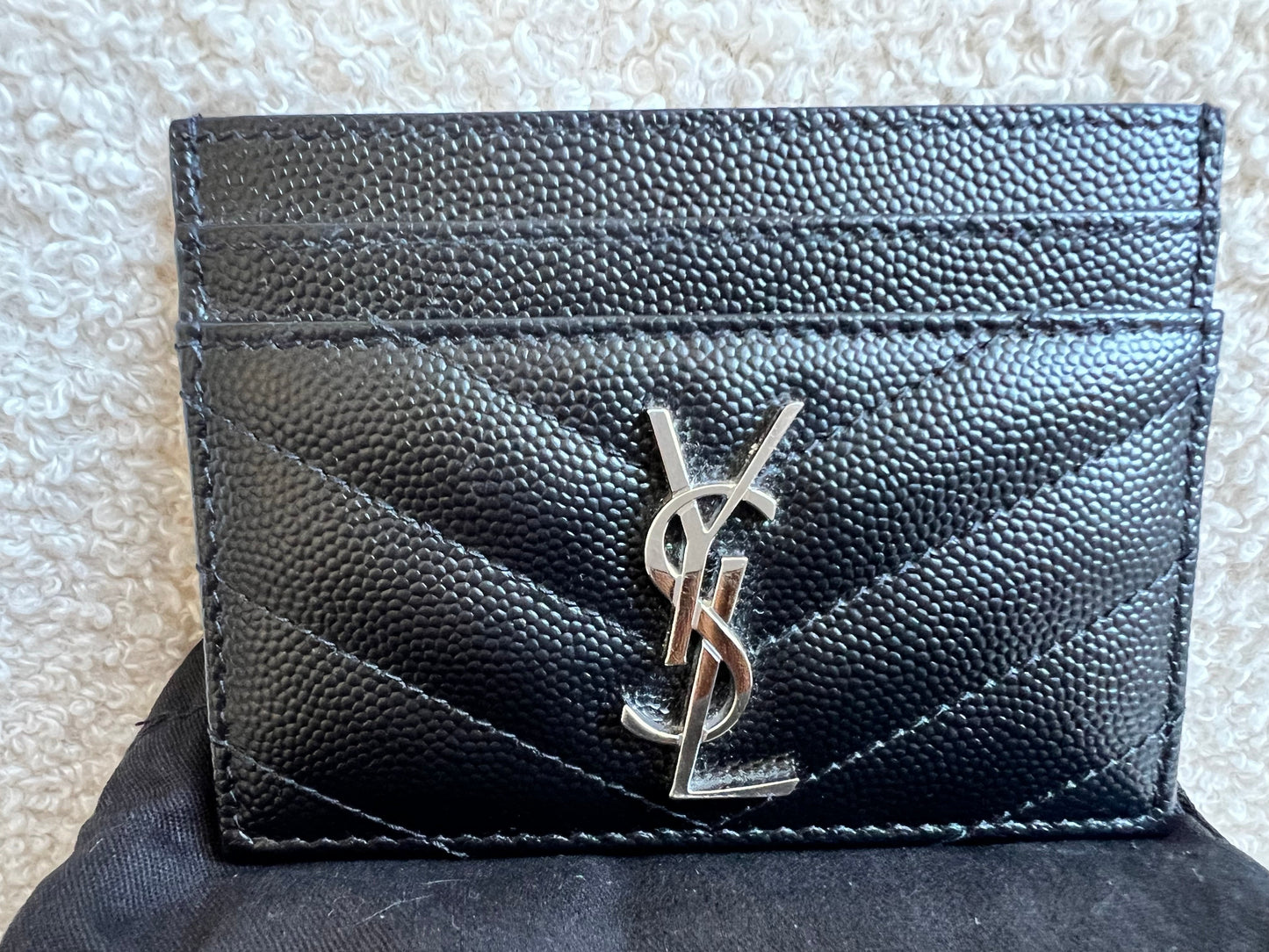 Yves Saint Laurent (YSL) Black Card Holder (RRP £260)