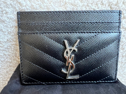 Yves Saint Laurent (YSL) Black Card Holder (RRP £260)