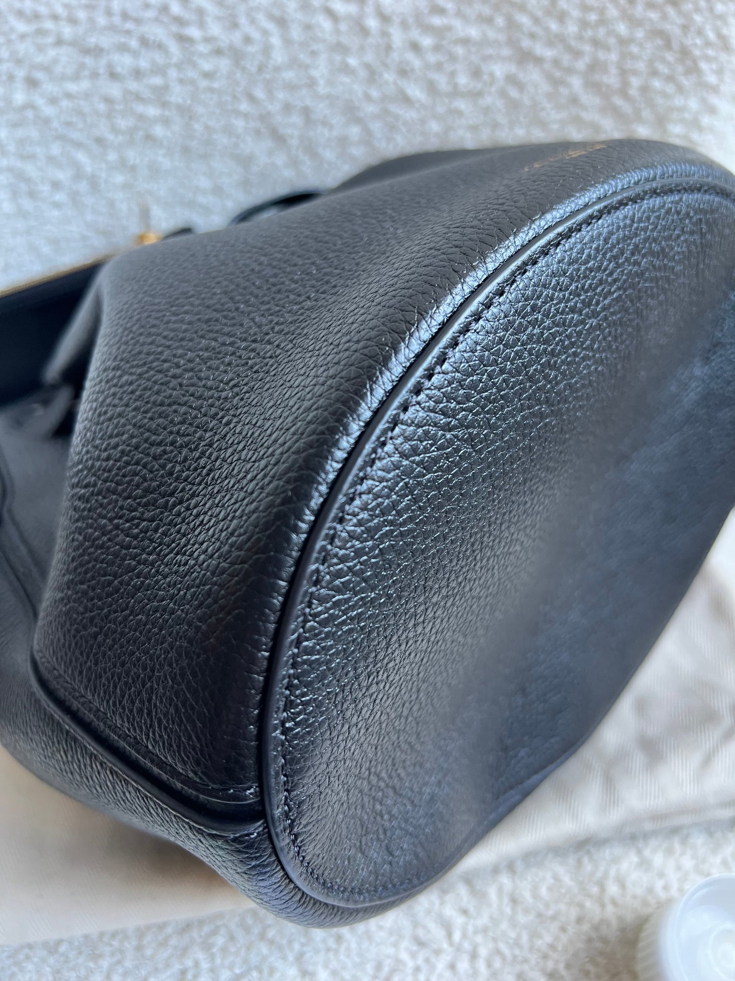 Mulberry Black Abbey Bucket Bag (RRP £695)