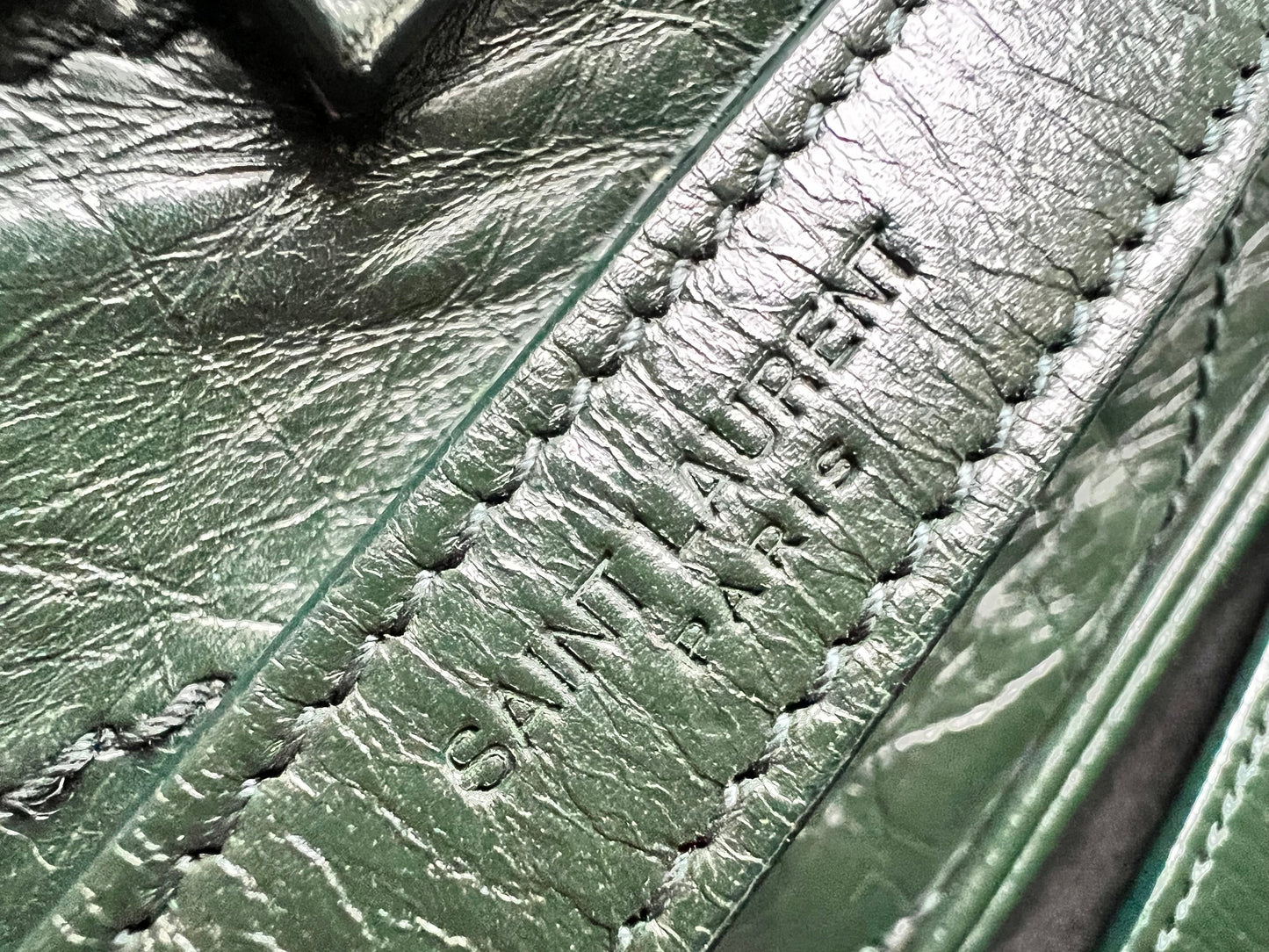 Yves Saint Laurent (YSL) Green Medium Niki Chain Bag (RRP £2430)