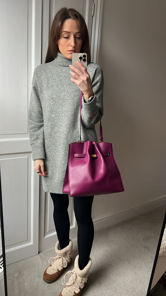 Mulberry Violet Tynedale Bucket Bag (RRP £995)