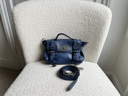 Mulberry Slate Blue Mini Alexa (RRP £850)