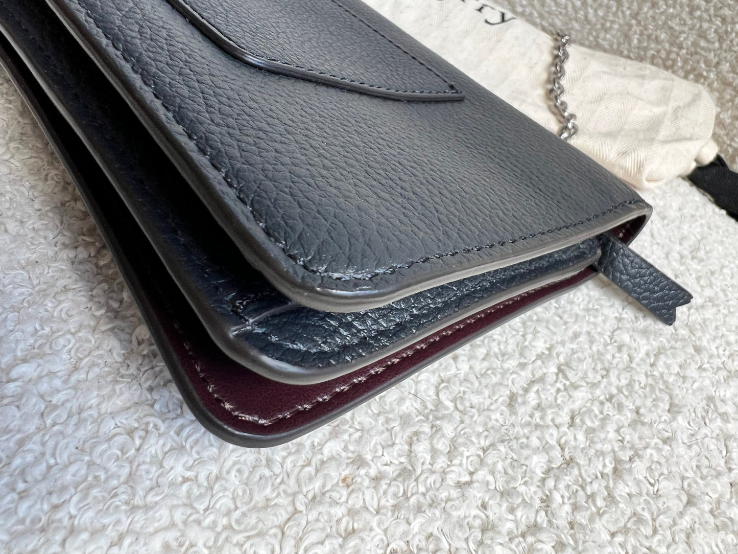 Mulberry Midnight Bayswater Clutch (RRP £495)