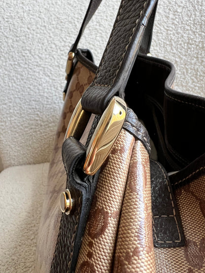 Gucci GG Coated Canvas Abbey Hobo