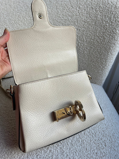 Gucci Interlocking GG Cream Mini Cross Body Bag