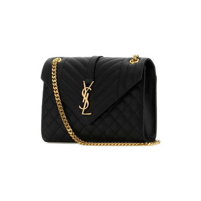 ENVELOPE MEDIUM IN QUILTED GRAIN DE POUDRE EMBOSSED LEATHER
