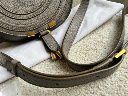 Chloe Small Cashmere Grey Marcie Saddle Bag (RRP £1050)