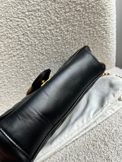 Gucci GG Black Marmont Small Shoulder Bag (RRP £2070)