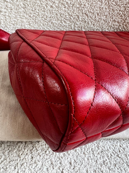 Mulberry Scarlet Red Quilted Medium Lily with Gold Hardware (RRP £1095)