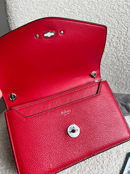 Mulberry Lancaster Red Small Darley Shoulder Bag (RRP £695)