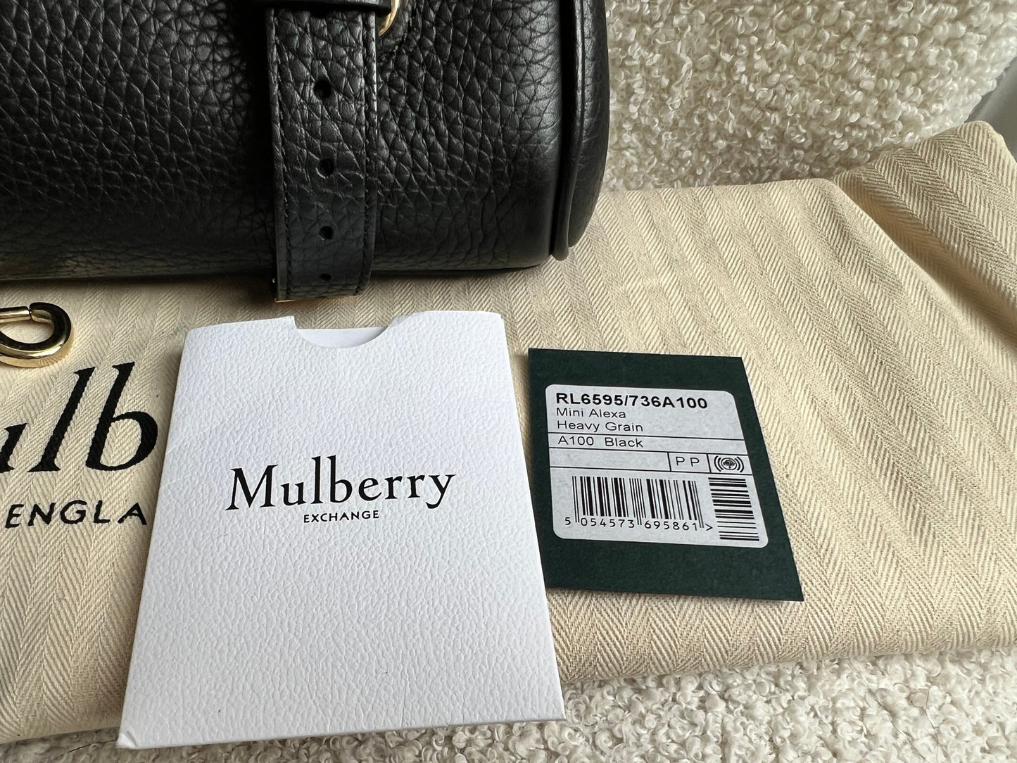 Mulberry Black Mini Alexa (RRP £995)