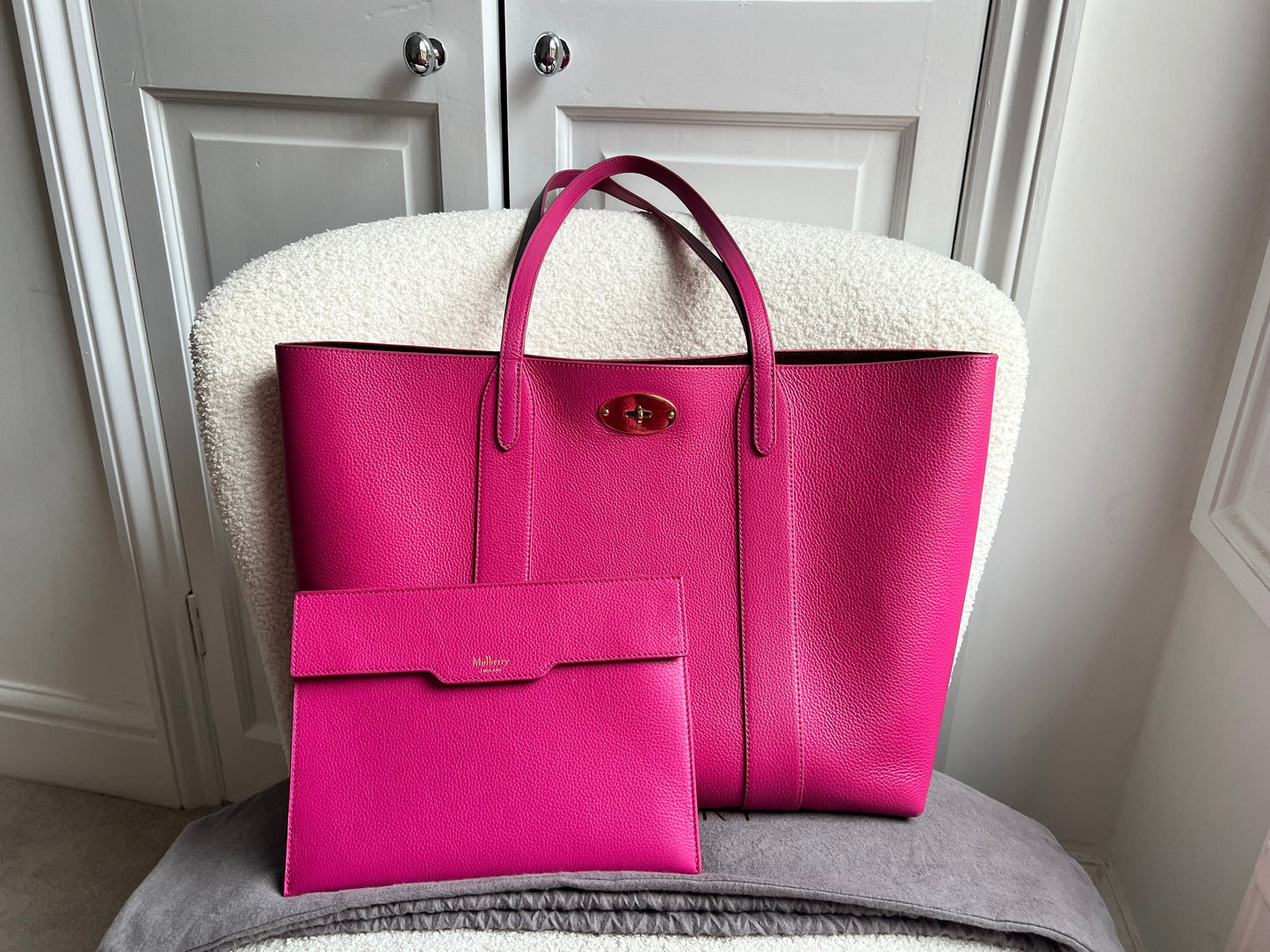 Mulberry Pink Bayswater Tote (RRP £845)