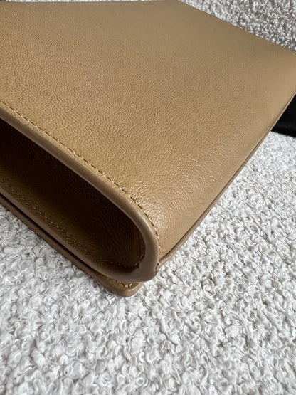 Yves Saint Laurent (YSL) Beige Belle de Jour Clutch