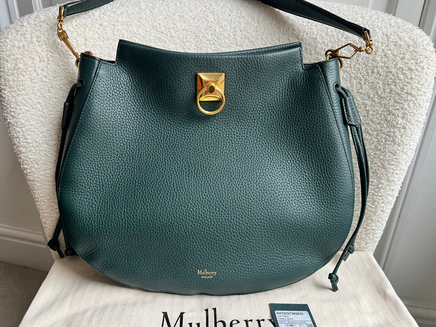 Mulberry Green Iris Hobo (RRP £1,350)