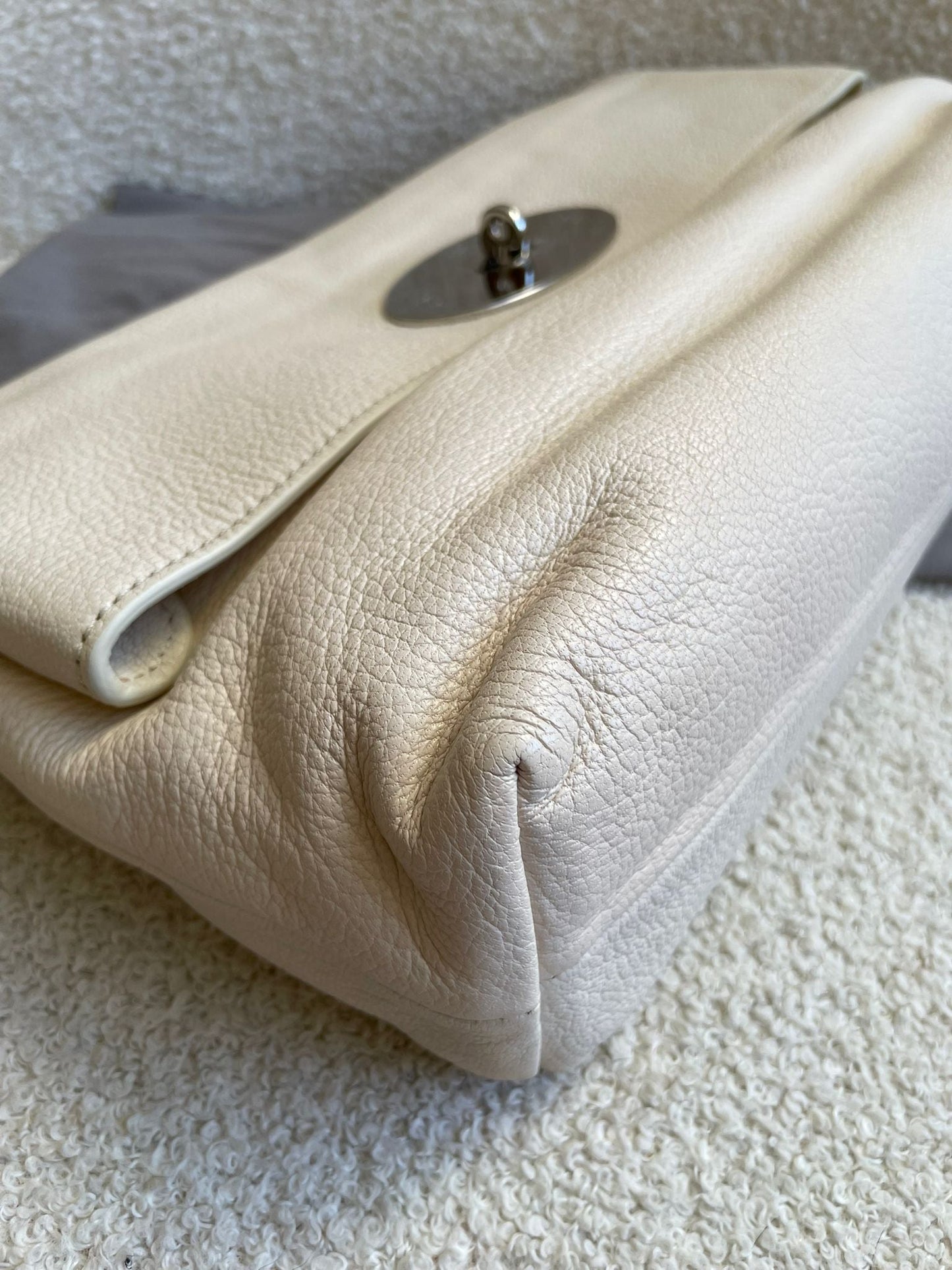 Mulberry Marshmallow Clemmie Clutch (RRP £695)