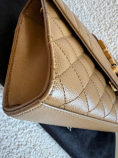 Yves Saint Laurent (YSL) Beige Small Envelope Bag (RRP £1,940)