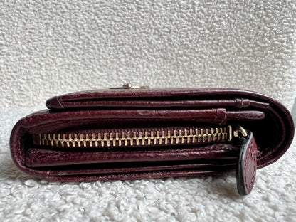 Mulberry Oxblood French Purse (RRP £295)
