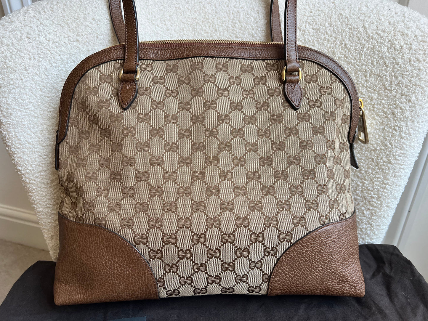 Gucci GG Bree Canvas Shoulder Bag