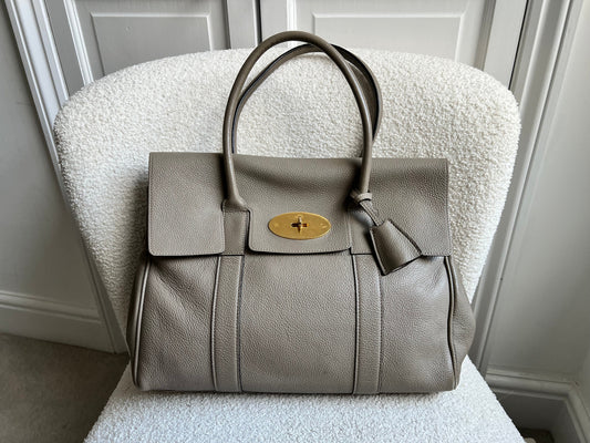 Mulberry Solid Grey Bayswater (RRP £1095)