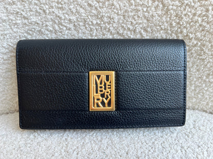 Mulberry Black Sadie Continental Wallet
