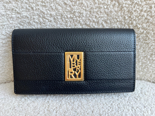 Mulberry Black Sadie Continental Wallet