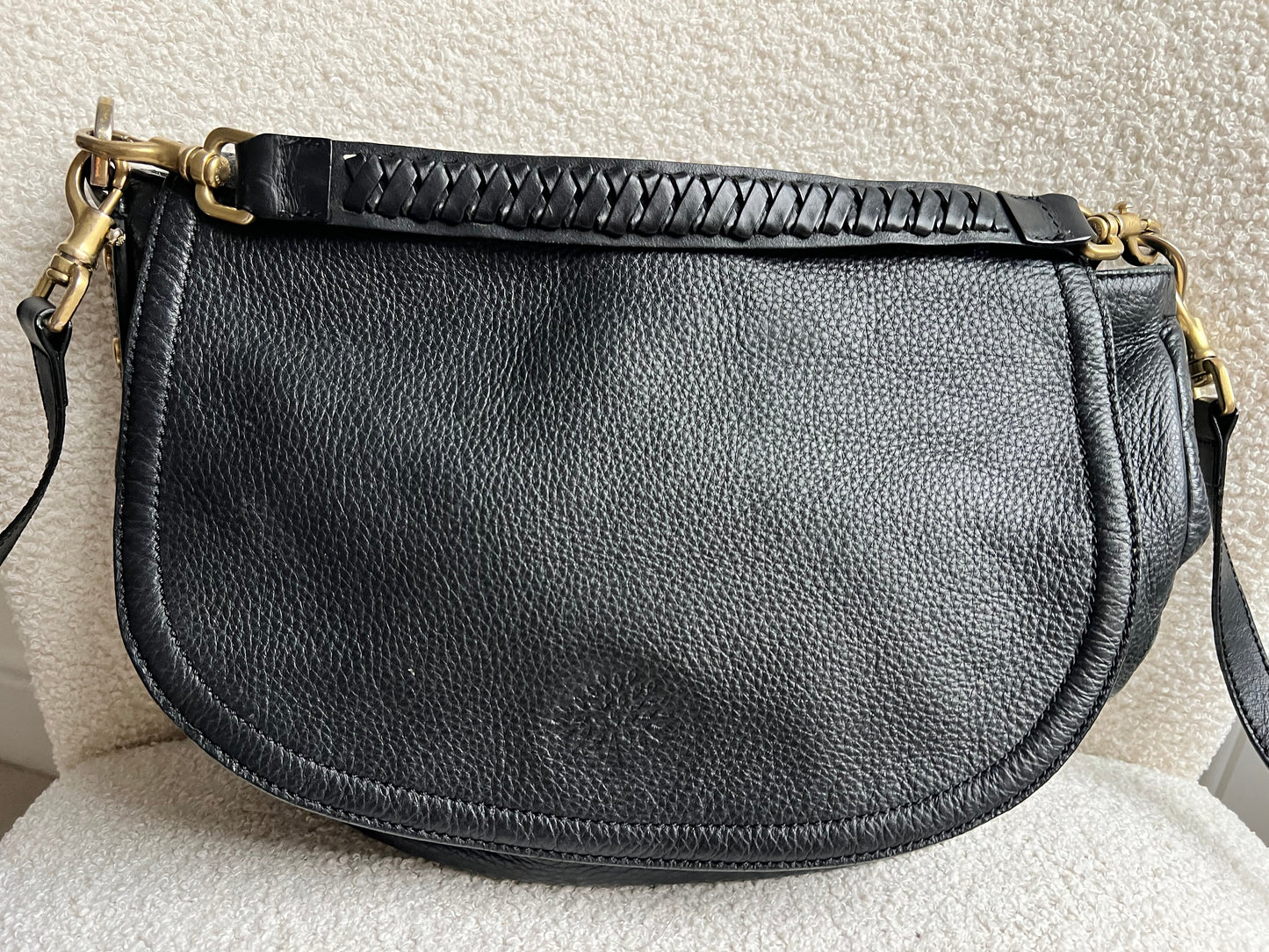 Mulberry Black Large Effie Satchel