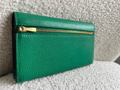 Mulberry Green Sadie Continental Wallet