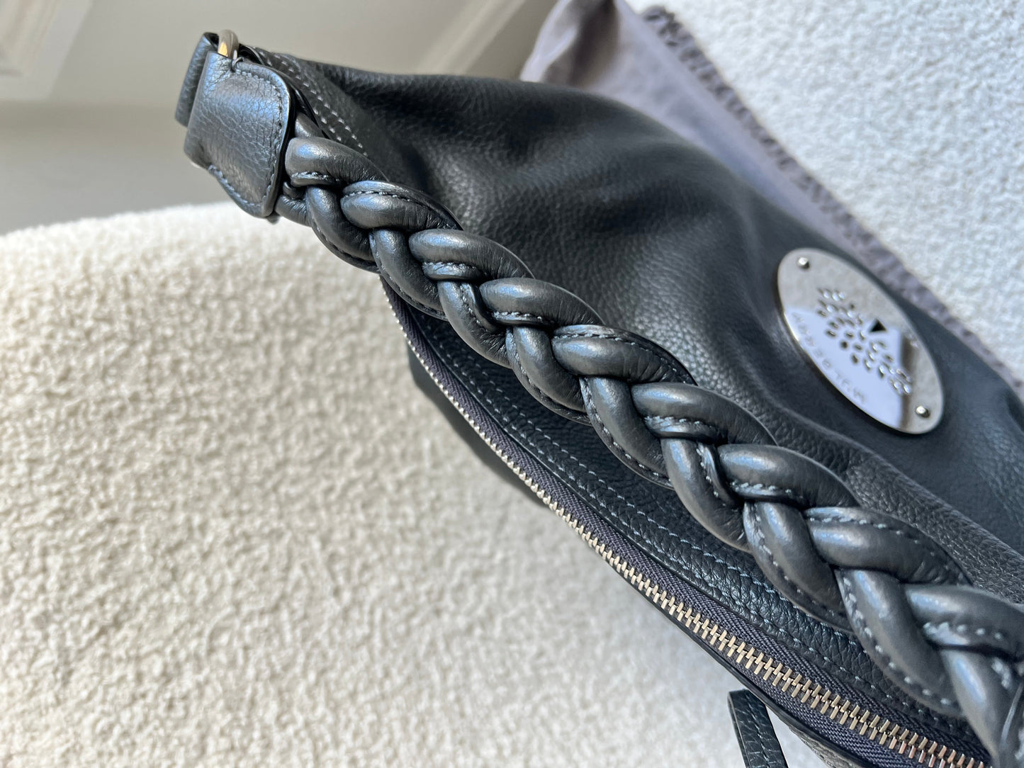 Mulberry Graphite Grey Daria Hobo (RRP £795)