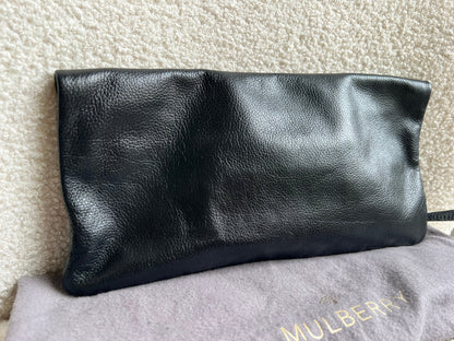 Mulberry Black Daria Clutch (RRP £550)