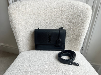 Yves Saint Laurent (YSL) Black on Black Medium Sunset