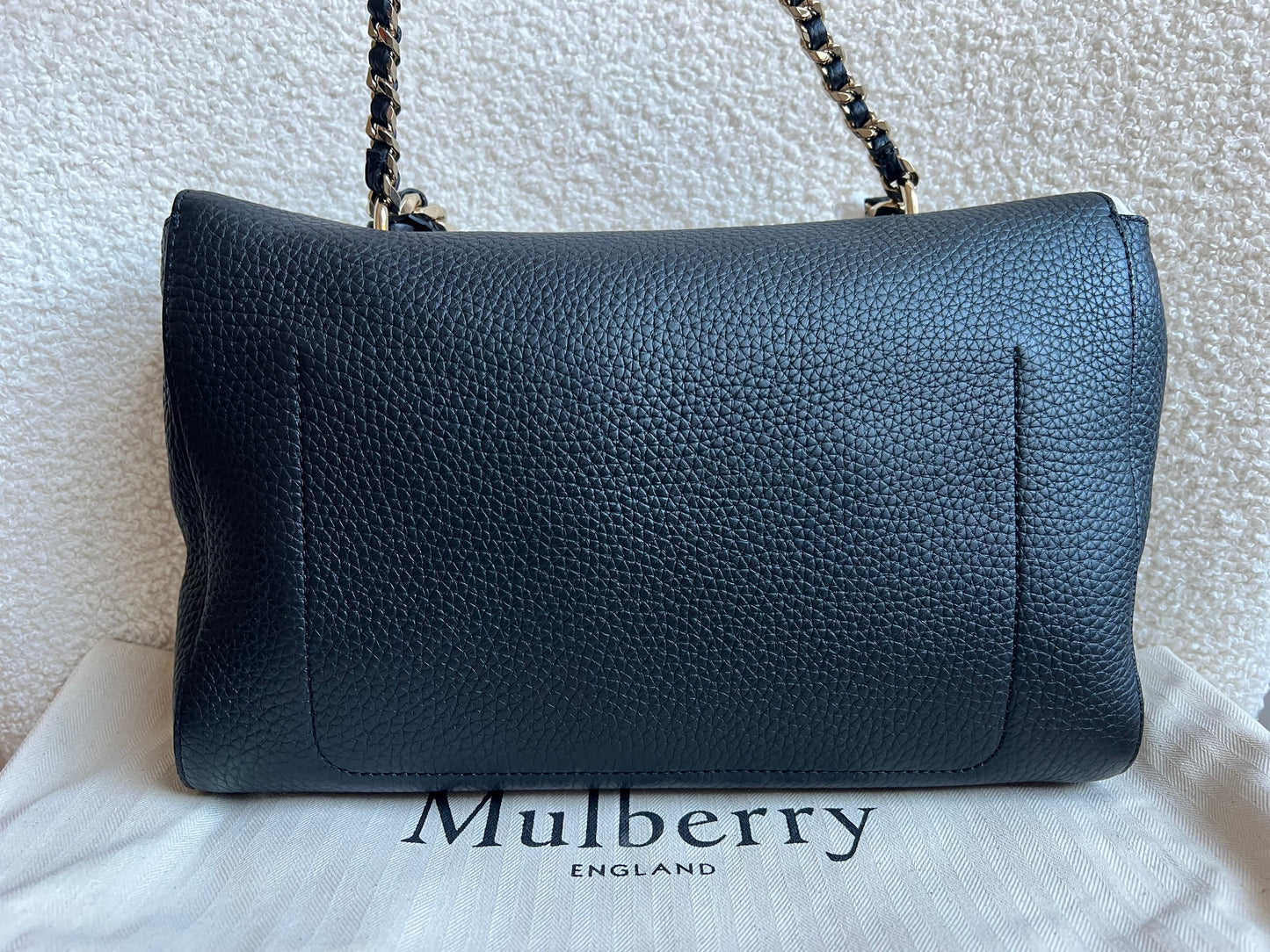 Mulberry Black Medium Top Handle Lily (RRP £1075)
