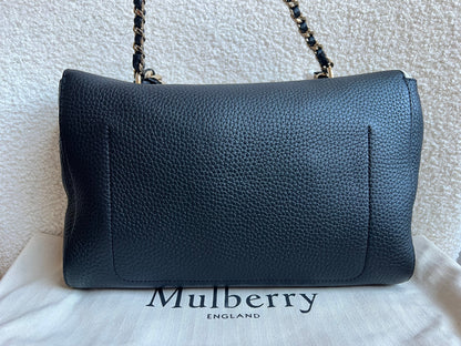 Mulberry Black Medium Top Handle Lily (RRP £1075)