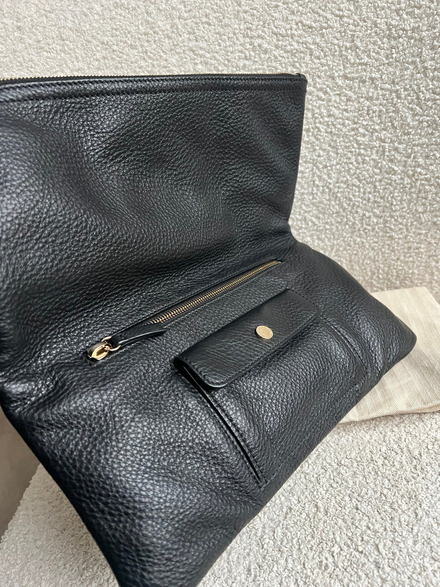 Mulberry Black Daria Clutch (RRP £550)
