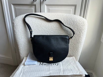 Mulberry Black Tessie Satchel (RRP £650)