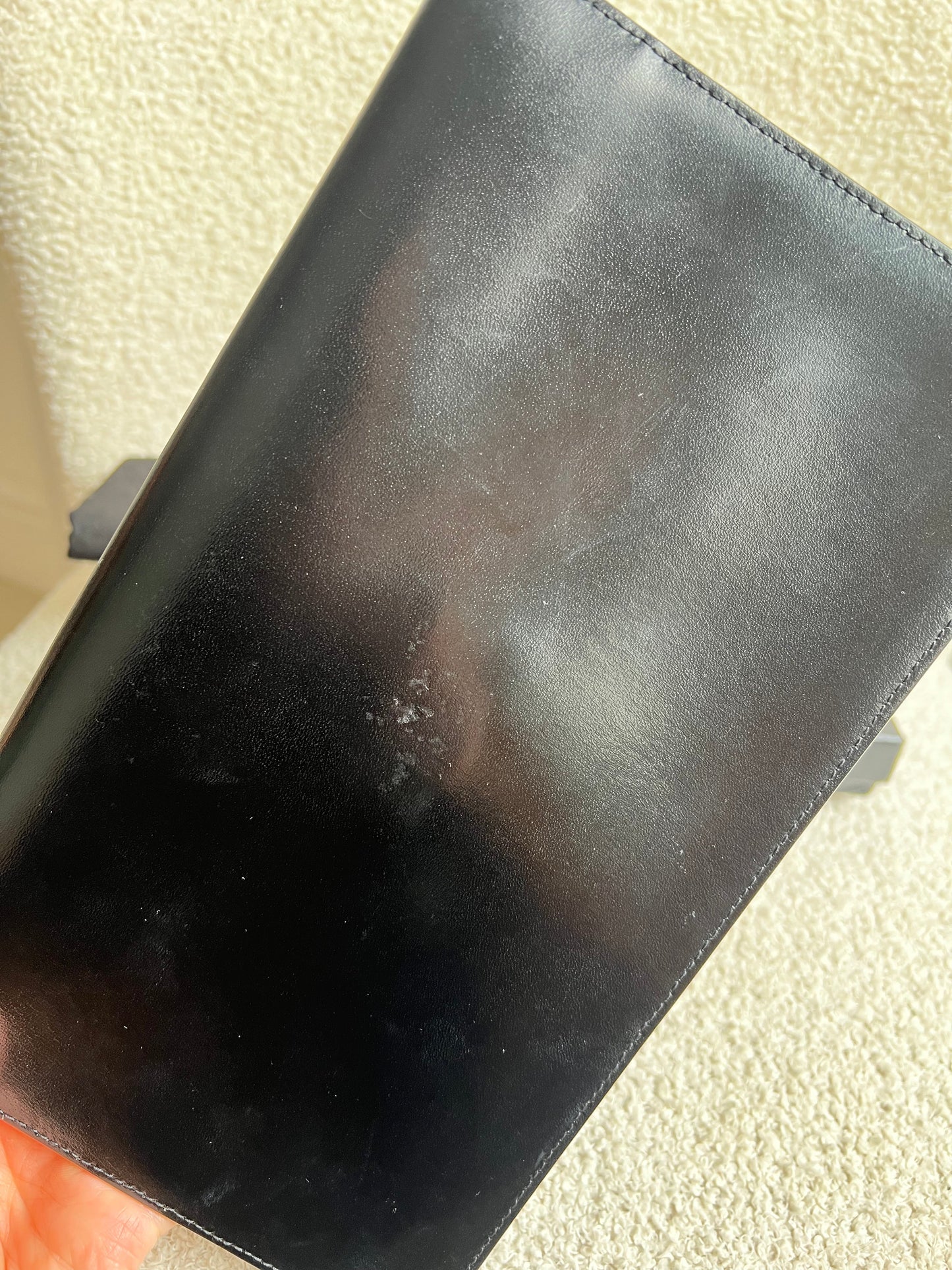 Yves Saint Laurent (YSL) Black Uptown Pouch Clutch (RRP £580)